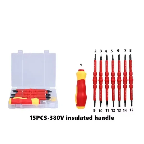 Kit de herramientas eléctricas con puntas imantadas y aisladas - Imagen 7